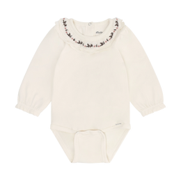 Minymo Long Sleeve Bodysuit Seedpearl