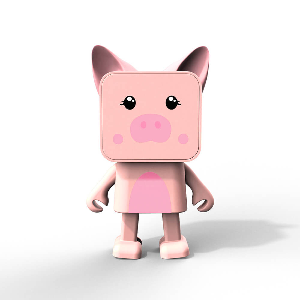 Mob Dancing Animals Bluetooth Speaker-Pig