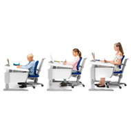 Moll Maximo Children Swivel Chair White Frame