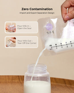 Momcozy 180ml Breastmilk Bag with Colour-Changing Temperature Indicator