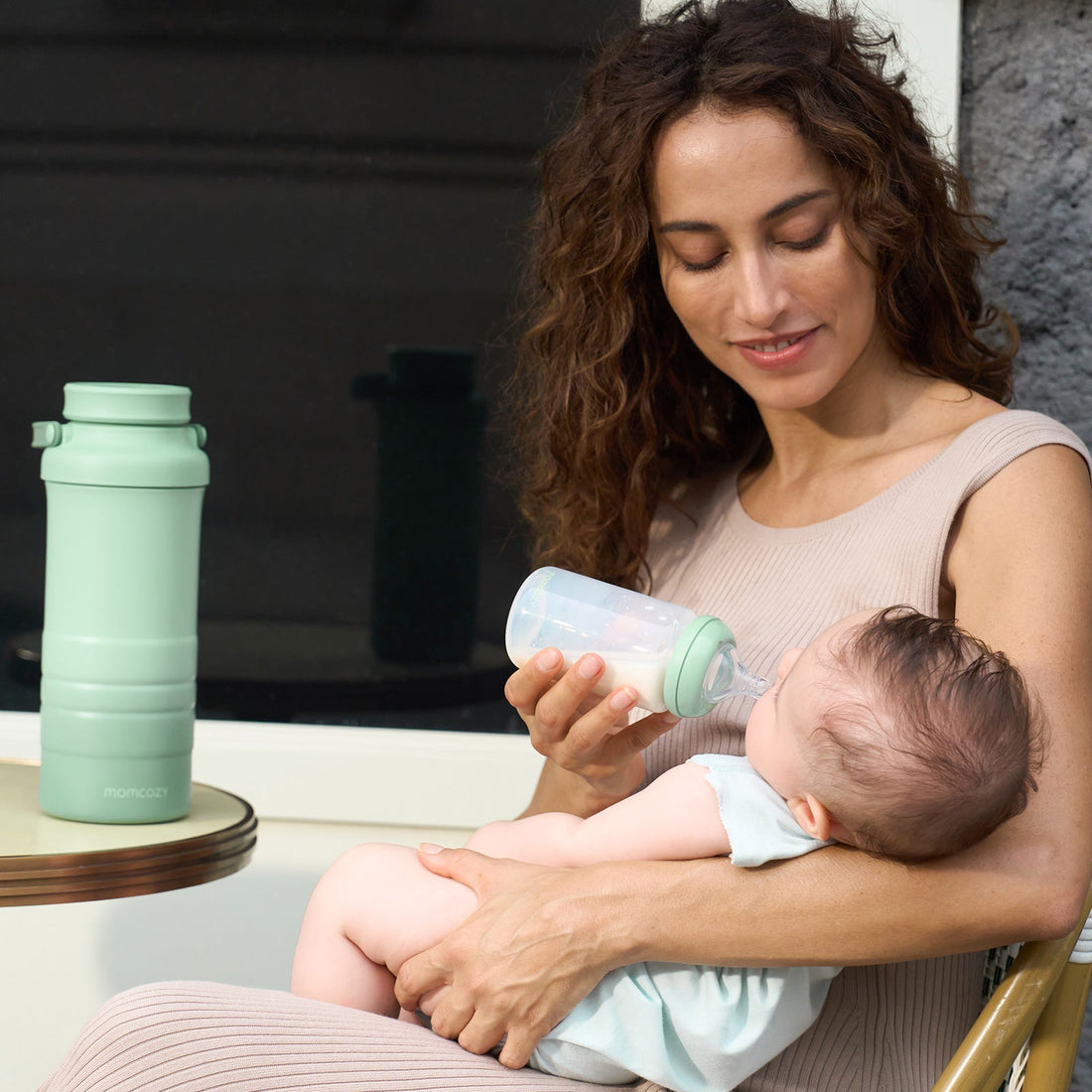 Momcozy 22oz Portable Breast Milk Cooler for Outdoor - Green - image 2