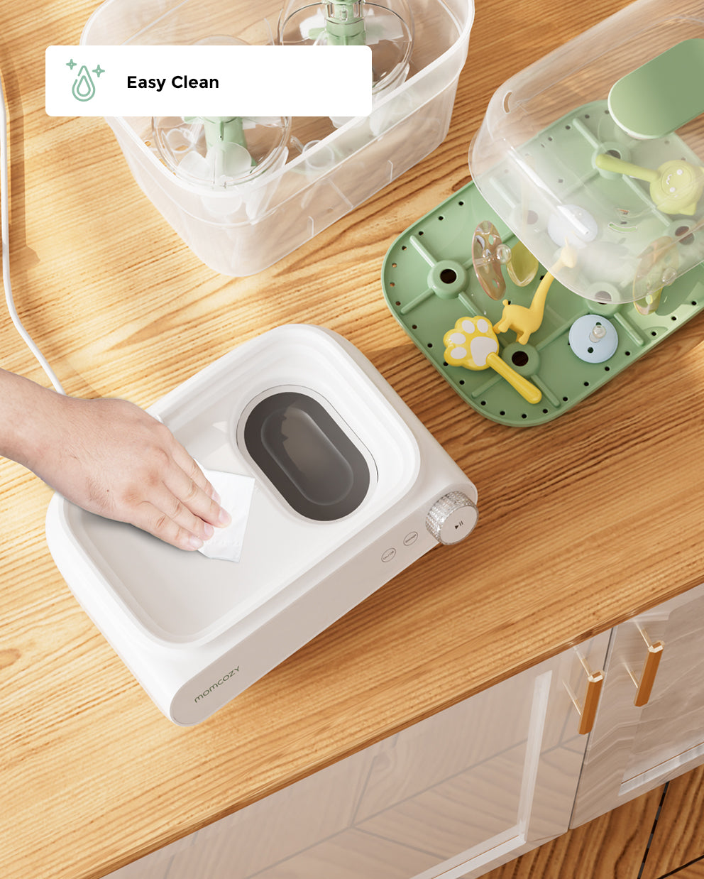 Momcozy 3 Layers Fast Bottle Sterilizer & Dryer - image 5