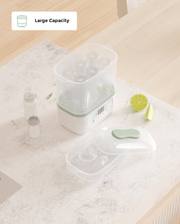 Momcozy 8-in-1 Baby Bottle Steam Sterilizer - White