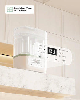 Momcozy 8-in-1 Baby Bottle Steam Sterilizer - White