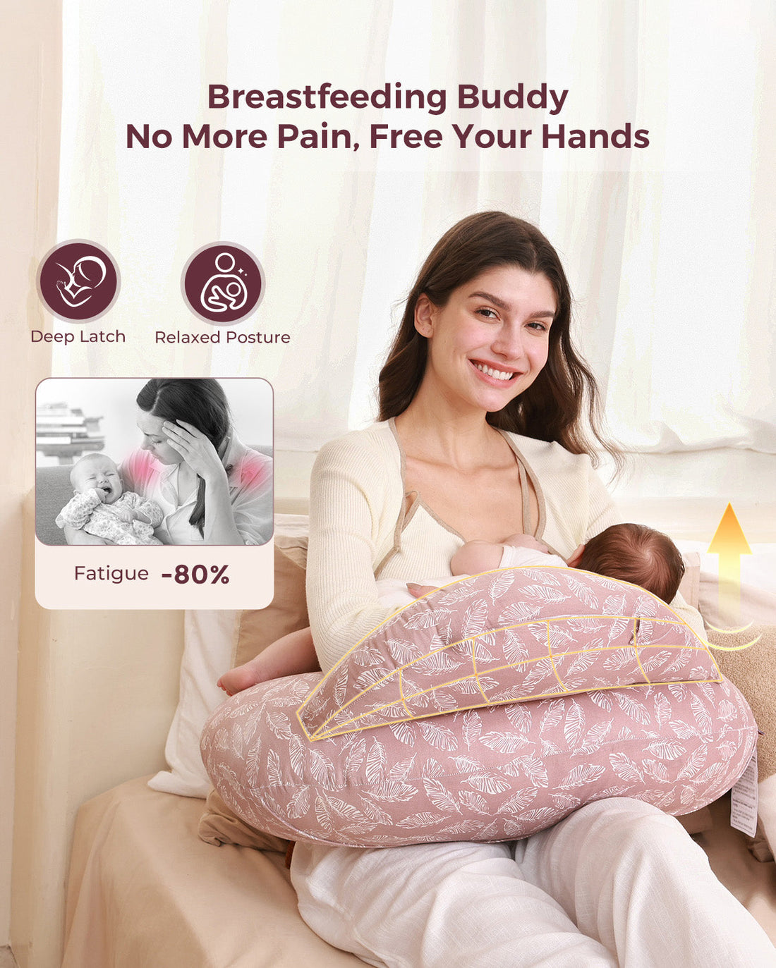 Momcozy Adjustable Nursing Pillow - image 8