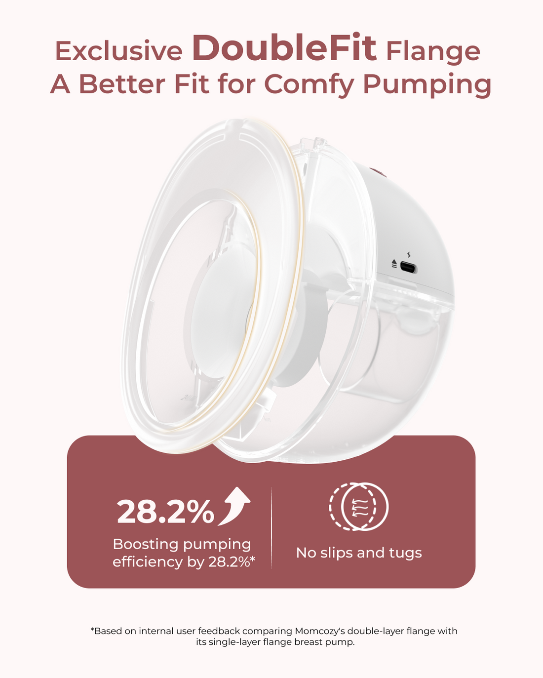 Momcozy All-In-One Hands-Free Breast Pump Grey - M5 Smart - image 4