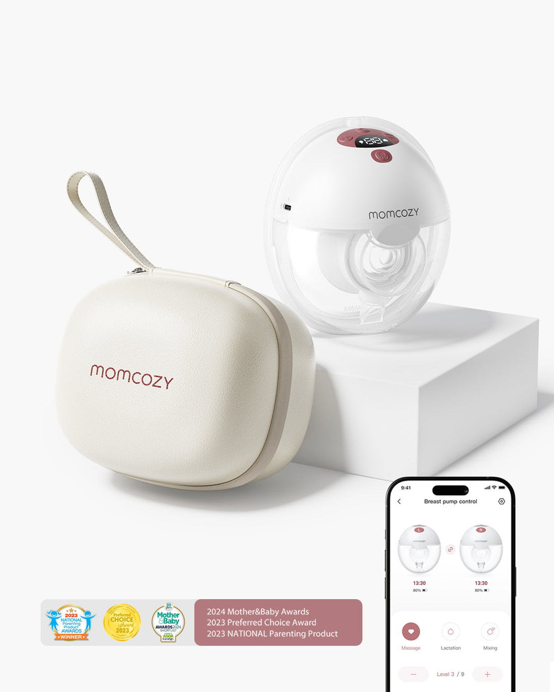 Momcozy All-In-One Hands-Free Breast Pump Grey - M5 Smart - image 14
