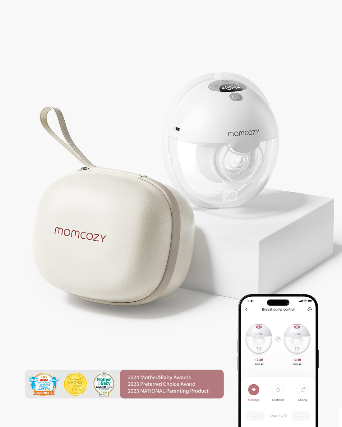 Momcozy All-In-One Hands-Free Breast Pump Grey - M5 Smart - image 15