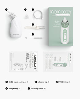 Momcozy Baby Nasal Aspirator - Long Battery Life