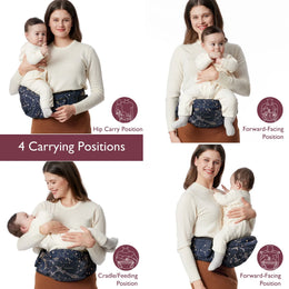 Momcozy Baby Wander360 Hip Seat Carrier - Black