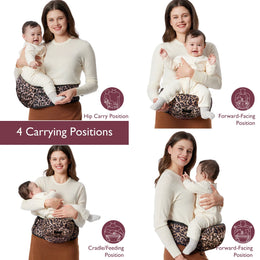 Momcozy Baby Wander360 Hip Seat Carrier - Black