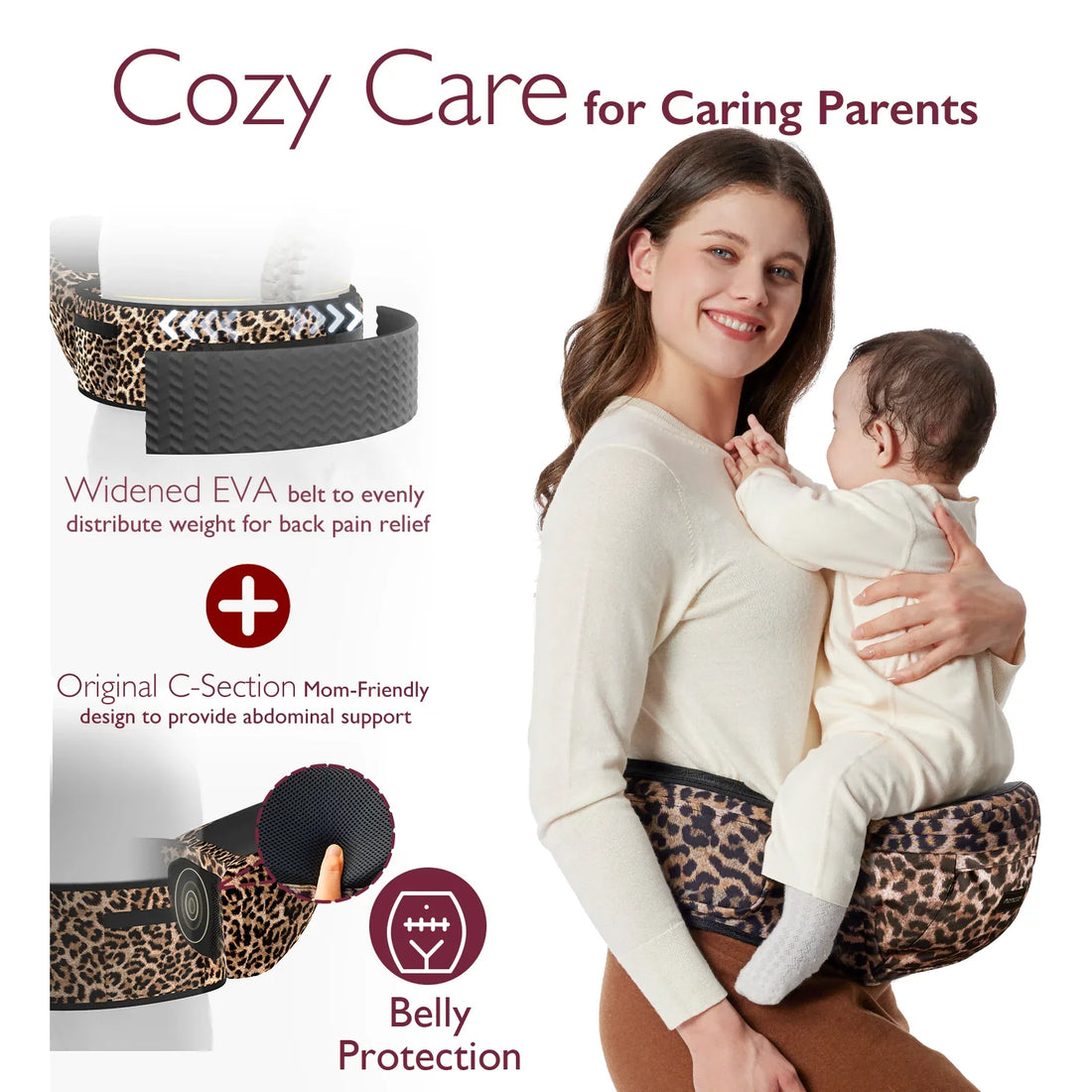 Momcozy Baby Wander360 Hip Seat Carrier - Black - image 30