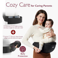 Momcozy Baby Wander360 Hip Seat Carrier - Black