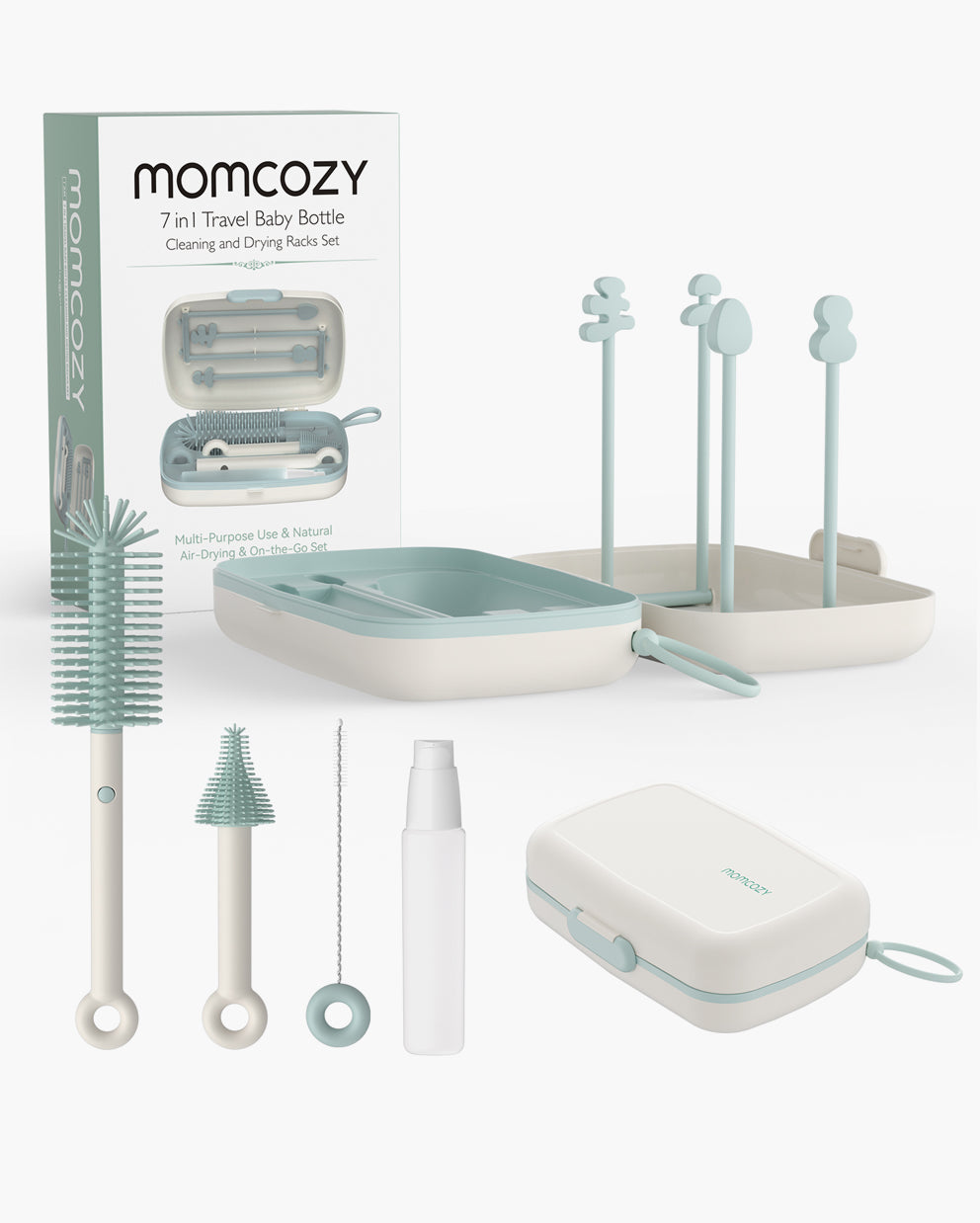 Momcozy Bottle Brush Set - Classic Style - Green