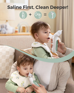 Momcozy BreezyClear 2in1 Spray & Suction Electric Nasal Aspirator