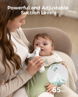 Momcozy BreezyClear 2in1 Spray & Suction Electric Nasal Aspirator