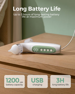 Momcozy BreezyClear 2in1 Spray & Suction Electric Nasal Aspirator