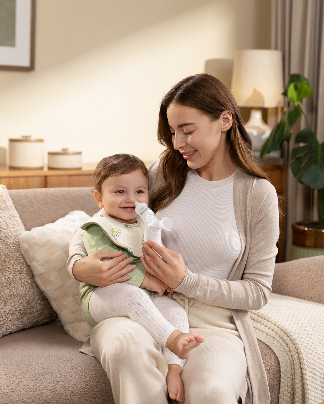 Momcozy BreezyClear 2in1 Spray & Suction Electric Nasal Aspirator - image 8