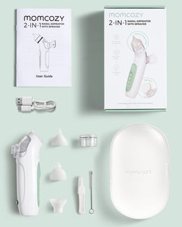 Momcozy BreezyClear 2in1 Spray & Suction Electric Nasal Aspirator