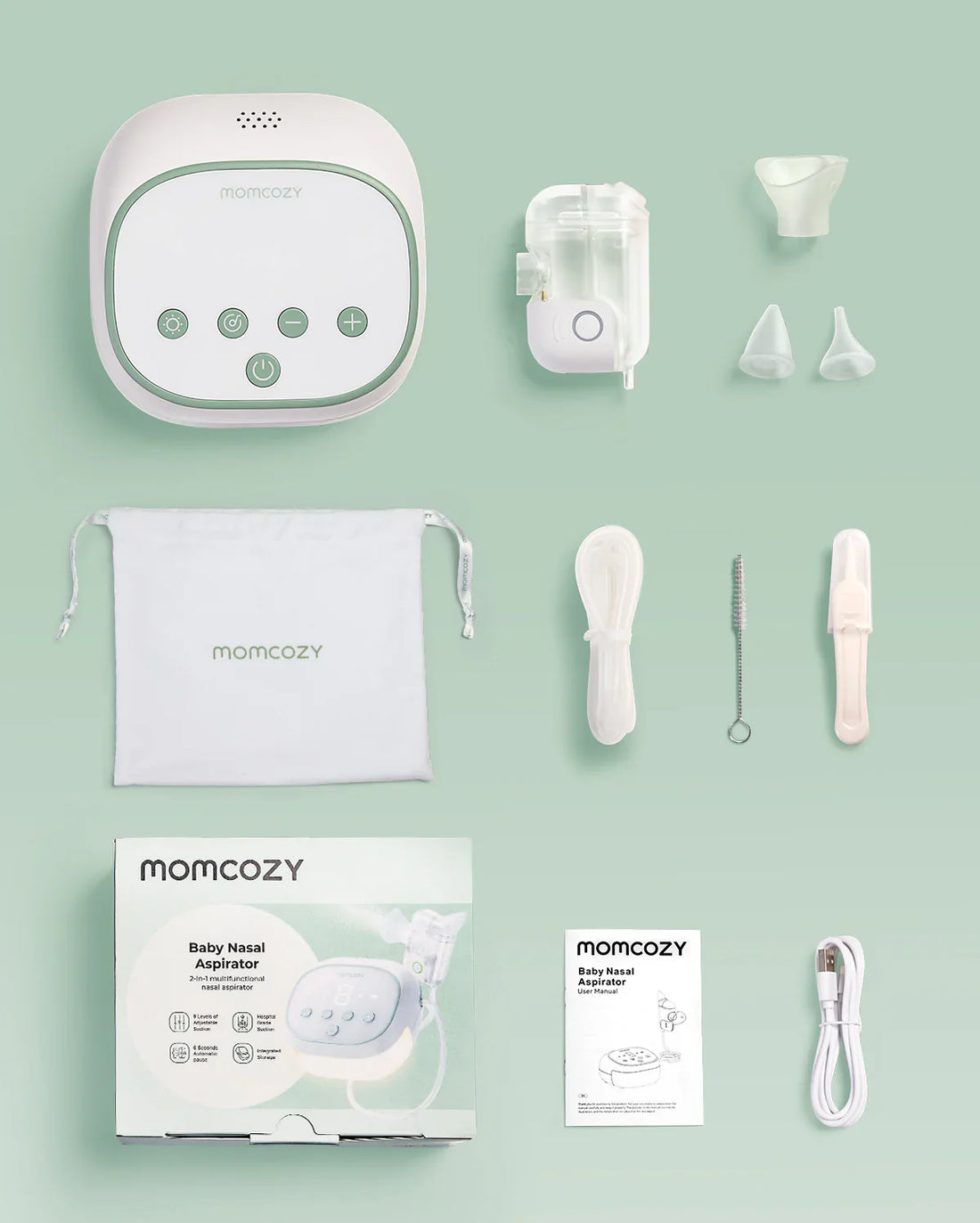 Momcozy BrezzyClear Pro 2in1 Spray & Suction Electric Nasal Aspirator - image 13