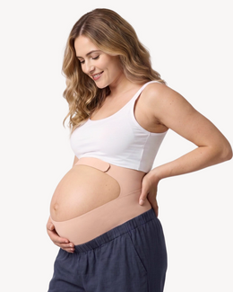Momcozy BumpEase - Ergonest Maternity Belly Band - Oyster Pink
