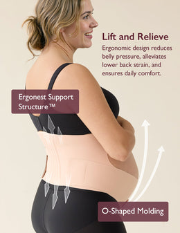 Momcozy BumpEase - Ergonest Maternity Belly Band - Oyster Pink
