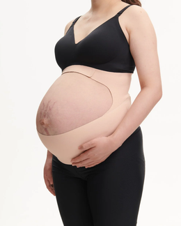 Momcozy BumpEase - Ergonest Maternity Belly Band - Oyster Pink