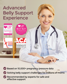 Momcozy BumpEase - Ergonest Maternity Belly Band - Oyster Pink