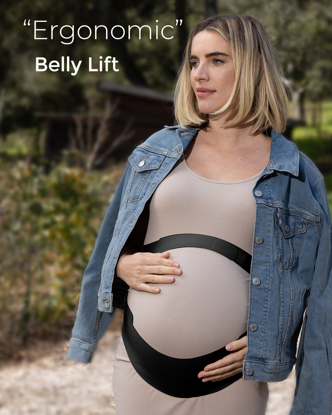 Momcozy BumpEase - Ergonest Maternity Belly Band - Oyster Pink - image 34