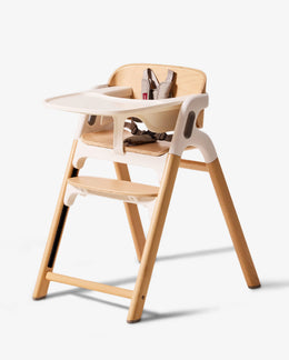 Momcozy DinerPal High Chair - Natural Wood