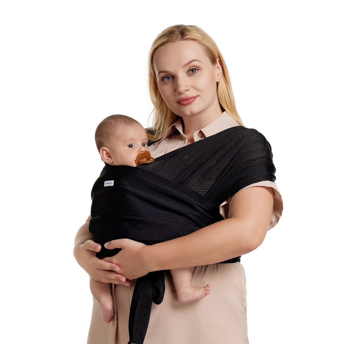Momcozy Easy to Wear Hands Free Baby Wrap Carrier - Deep Grey - image 50