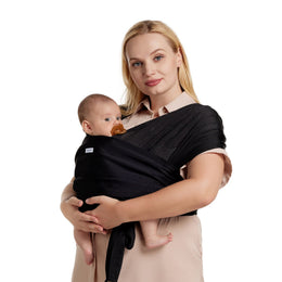 Momcozy Easy to Wear Hands Free Baby Wrap Carrier - Deep Grey