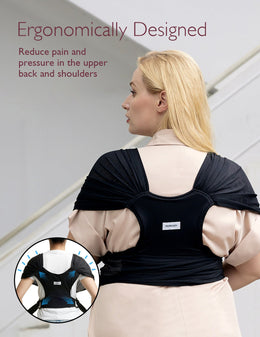 Momcozy Easy to Wear Hands Free Baby Wrap Carrier - Deep Grey