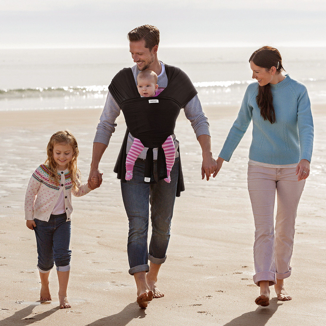 Momcozy Easy to Wear Hands Free Baby Wrap Carrier - Deep Grey - image 54