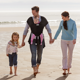 Momcozy Easy to Wear Hands Free Baby Wrap Carrier - Deep Grey