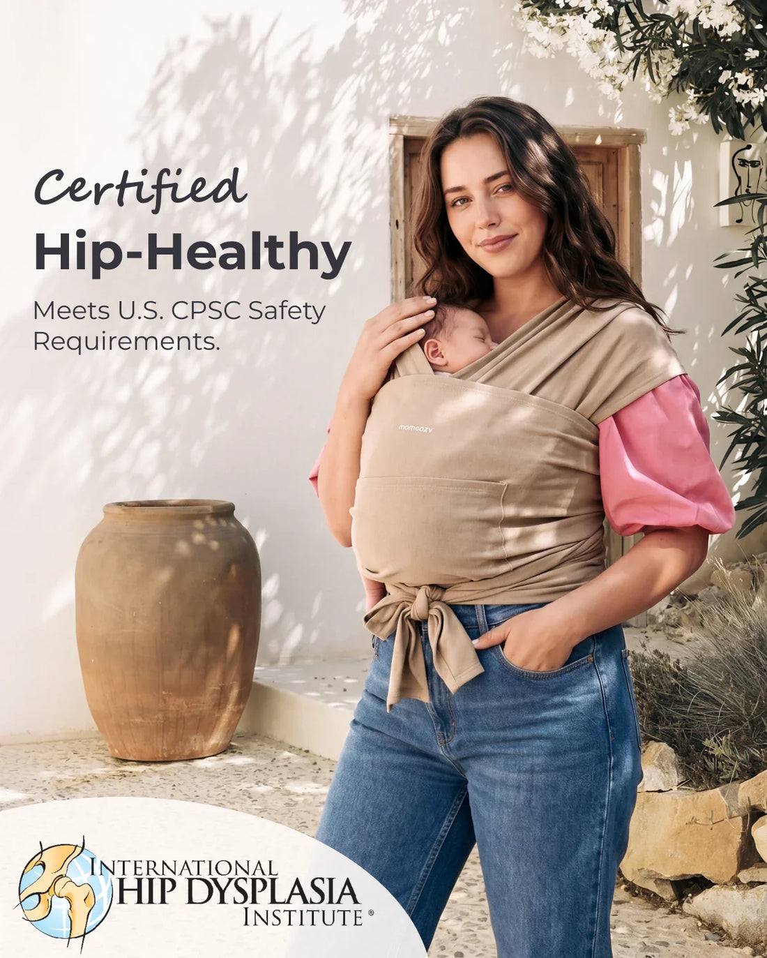 Momcozy Easy to Wear Hands Free Baby Wrap Carrier - Deep Grey - image 75
