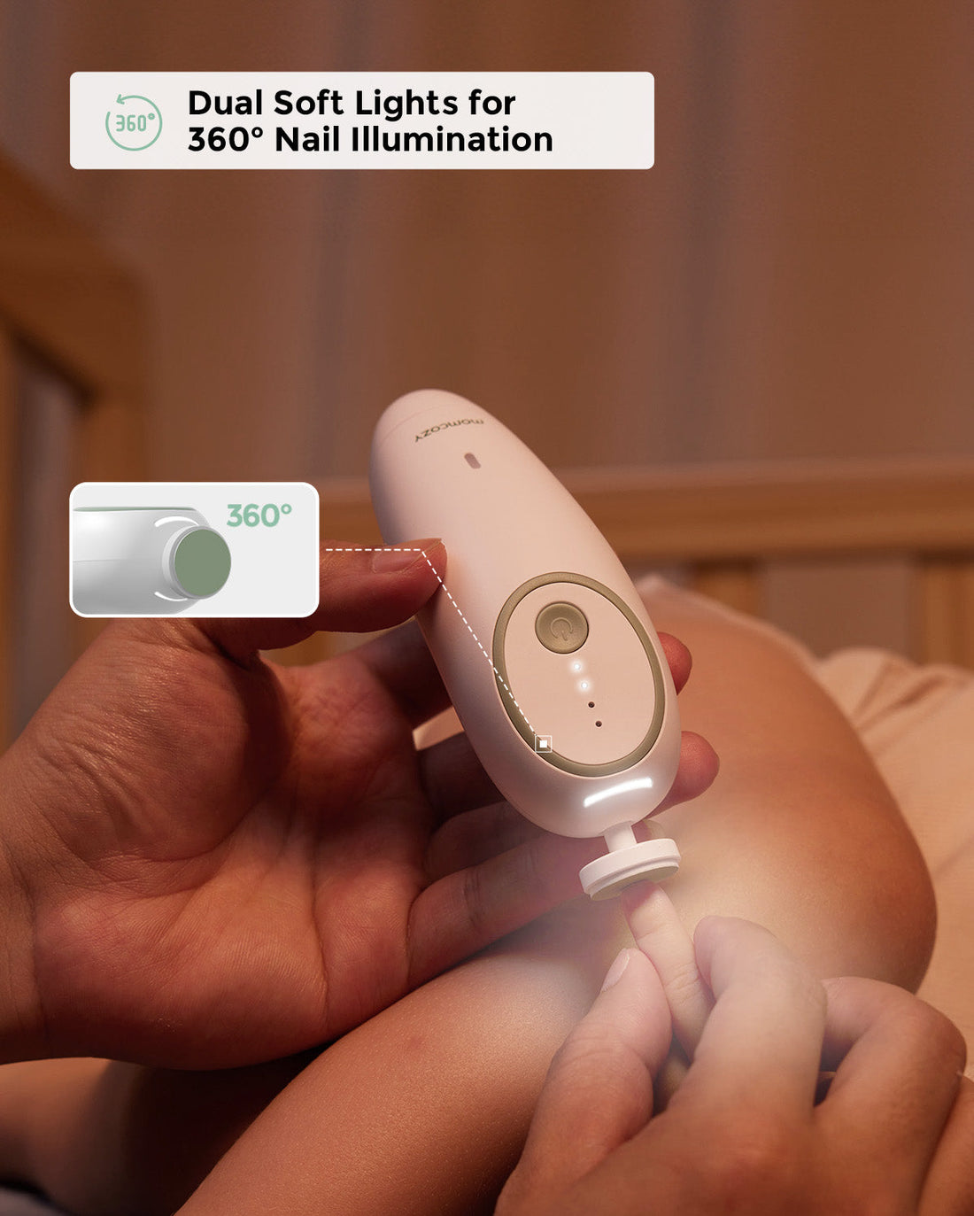 Momcozy Electric Baby Nail File - Low Noise - image 5