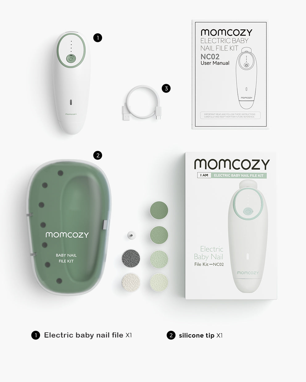 Momcozy Electric Baby Nail File - Low Noise - image 6