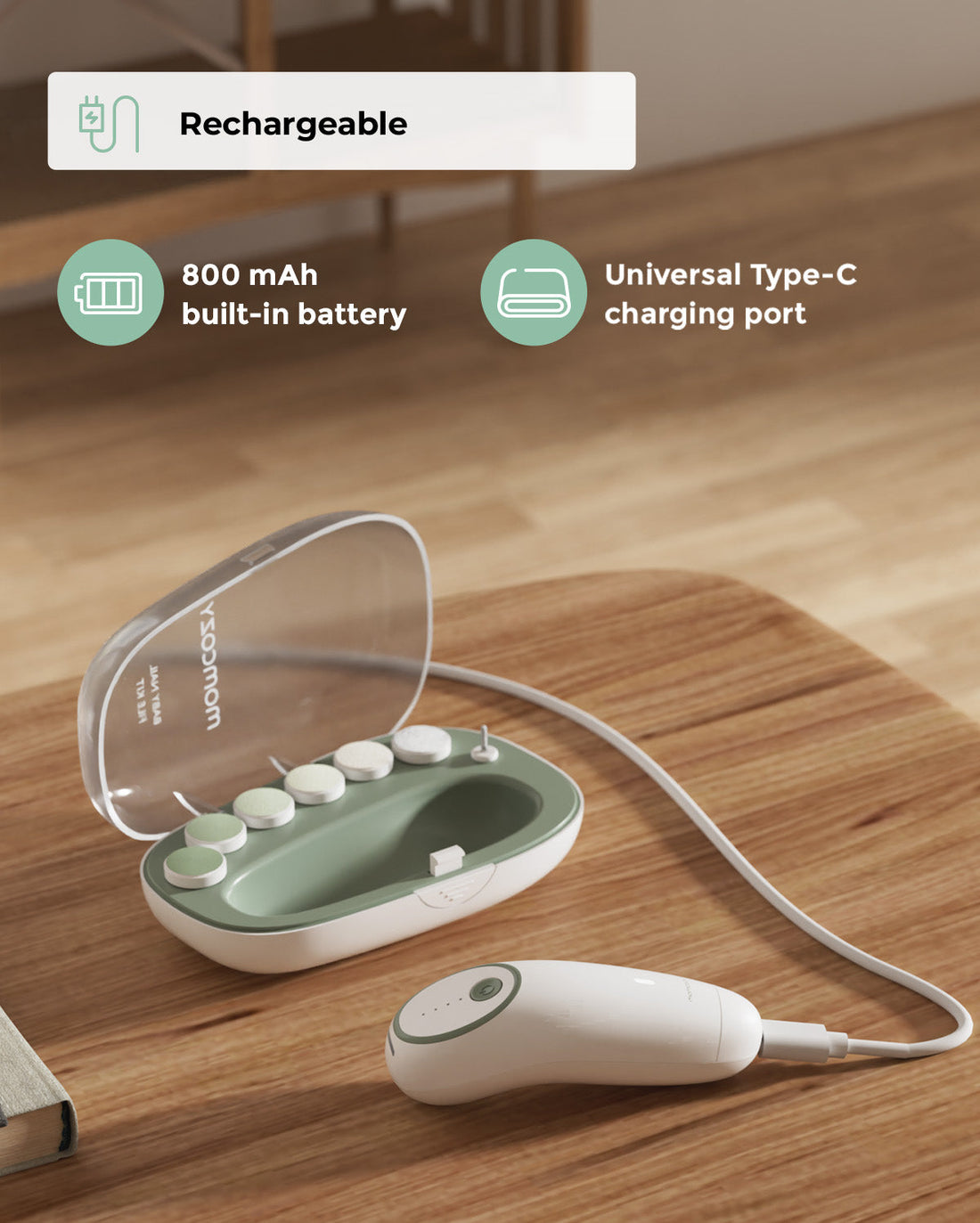 Momcozy Electric Baby Nail File - Low Noise - image 9