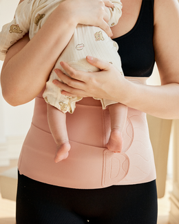 Momcozy Ergowrap™ Postpartum Belly Wrap - Postpartum Belly Band - Oyster Pink