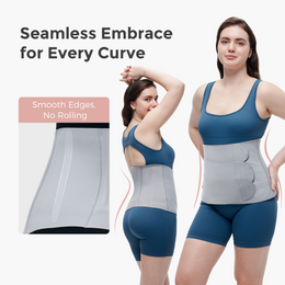 Momcozy Ergowrap™ Postpartum Belly Wrap - Postpartum Belly Band - Oyster Pink