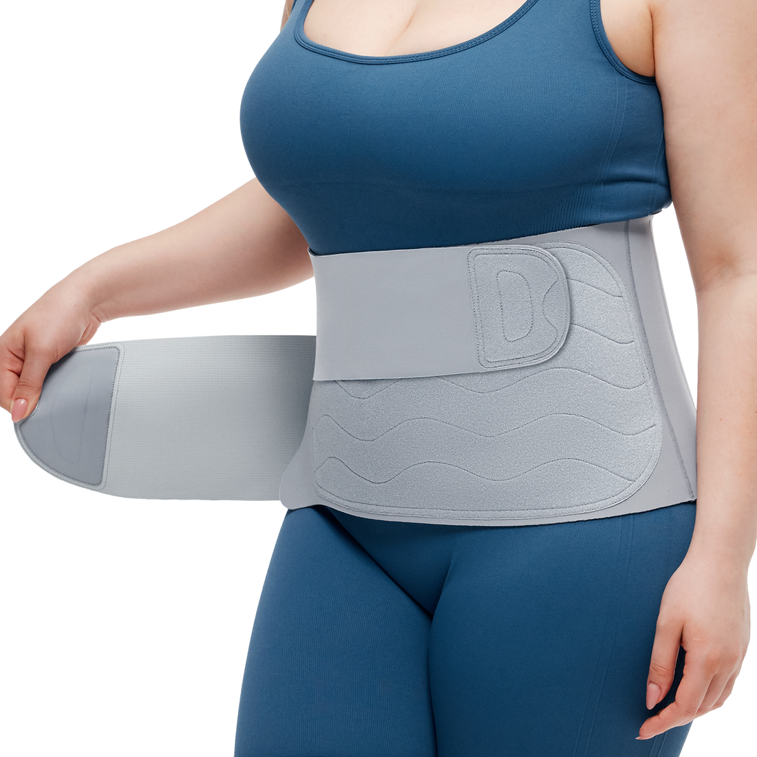 Momcozy Ergowrap™ Postpartum Belly Wrap - Postpartum Belly Band - Oyster Pink - image 17