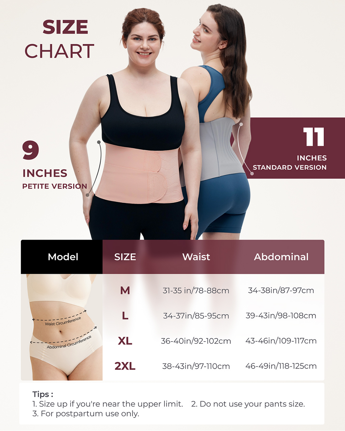 Momcozy Ergowrap™ Postpartum Belly Wrap - Postpartum Belly Band - Oyster Pink - image 26