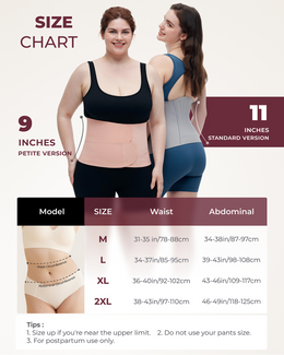 Momcozy Ergowrap™ Postpartum Belly Wrap - Postpartum Belly Band - Oyster Pink