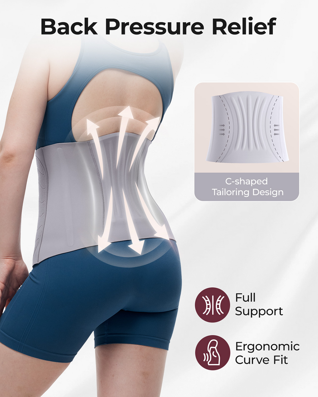 Momcozy Ergowrap™ Postpartum Belly Wrap - Postpartum Belly Band - Oyster Pink - image 35