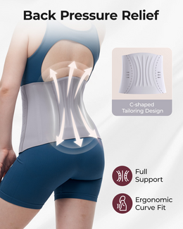 Momcozy Ergowrap™ Postpartum Belly Wrap - Postpartum Belly Band - Oyster Pink