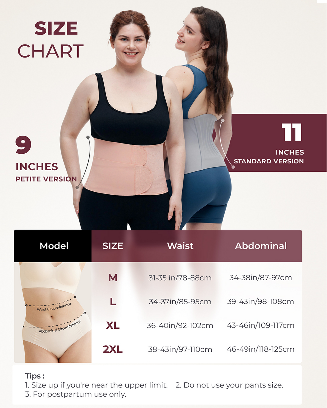 Momcozy Ergowrap™ Postpartum Belly Wrap - Postpartum Belly Band - Oyster Pink - image 47