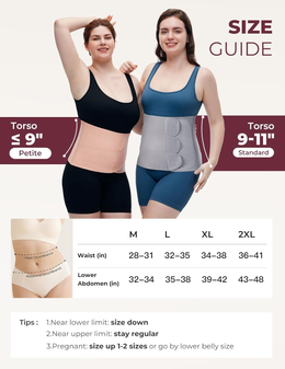 Momcozy Ergowrap™ Postpartum Belly Wrap - Postpartum Belly Band - Oyster Pink