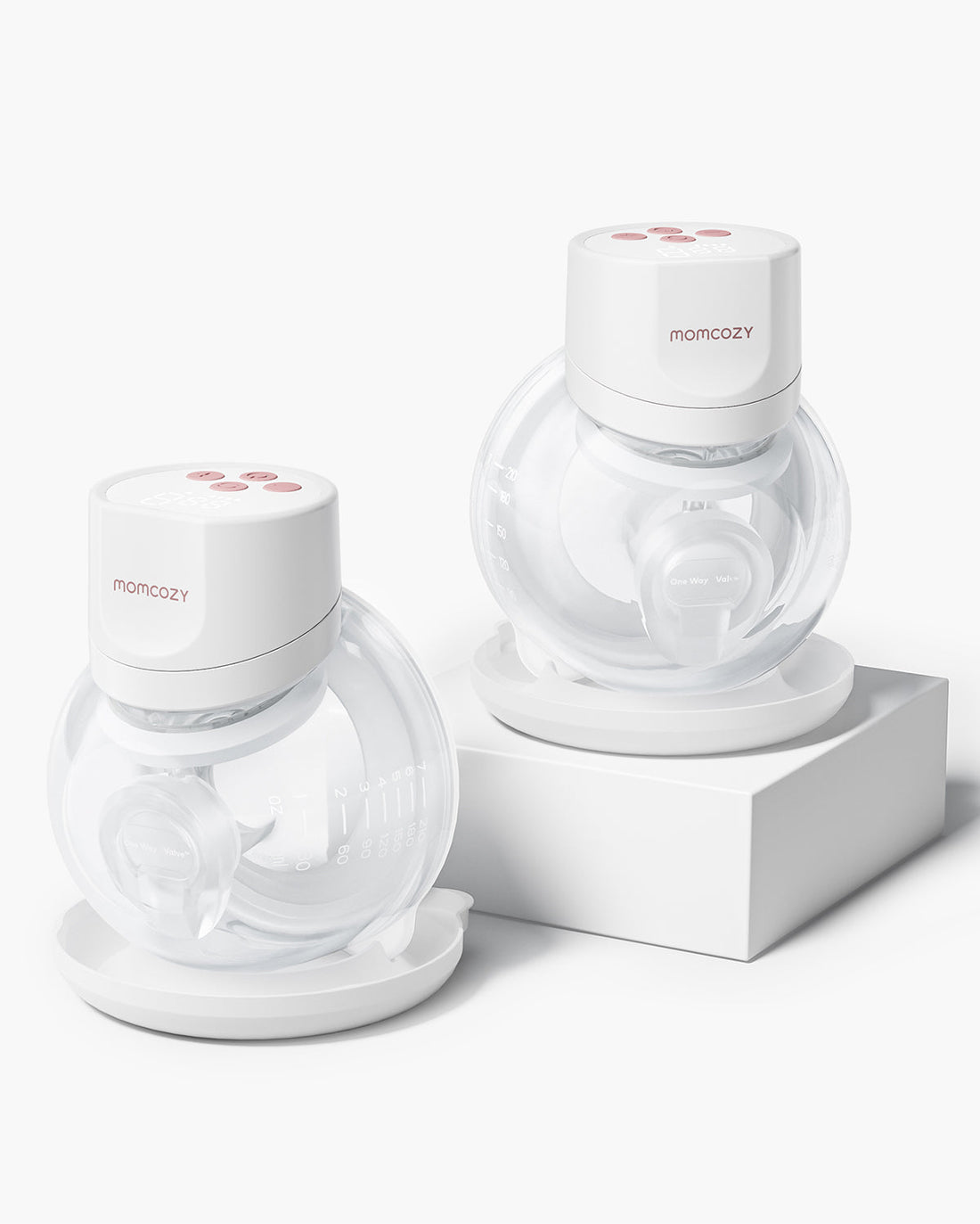 Momcozy Hands-Free Breast Pump White - S12 Pro Quick - image 1