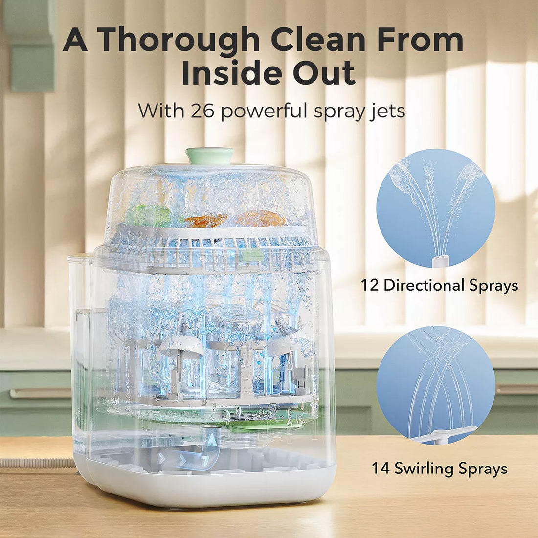 Momcozy KleanPal Pro Baby Bottle Washer & Sterilizer - image 4